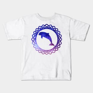 Galaxy dolphin Kids T-Shirt